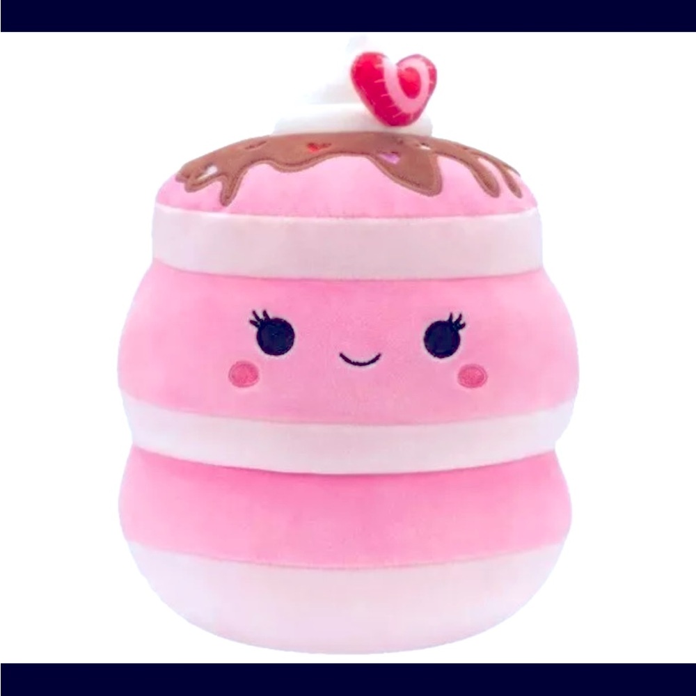 Squishmallow | Valentines Day Squad  | 6" Strawberry Pancake Plushie Stuffy